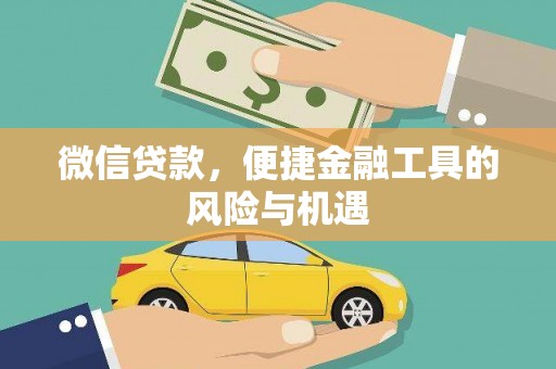 信州微信贷款，便捷金融工具的风险与机遇
