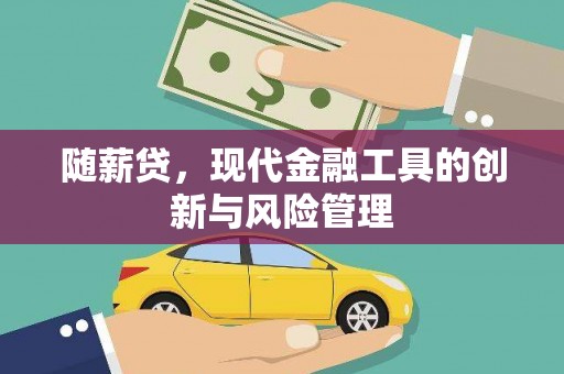 宁晋随薪贷，现代金融工具的创新与风险管理