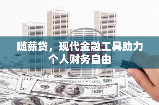 定安随薪贷，现代金融工具助力个人财务自由