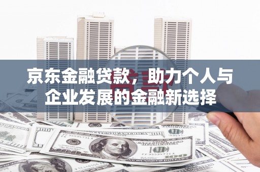 洞口京东金融贷款，助力个人与企业发展的金融新选择