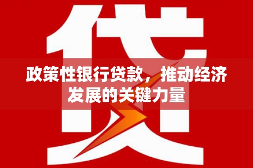 阳春政策性银行贷款，推动经济发展的关键力量