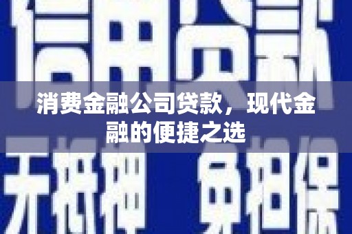 平谷消费金融公司贷款，现代金融的便捷之选