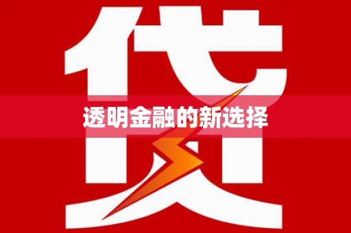 国姓透明金融的新选择